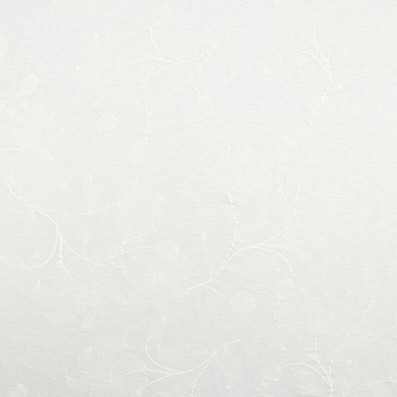 Bavlněný žerzej Tulipány – vlněná bílá,  image number 1