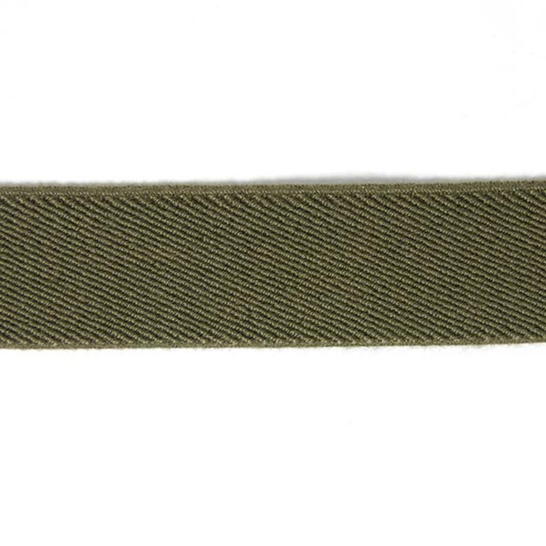 Gumová stuha Basic - khaki,  image number 1