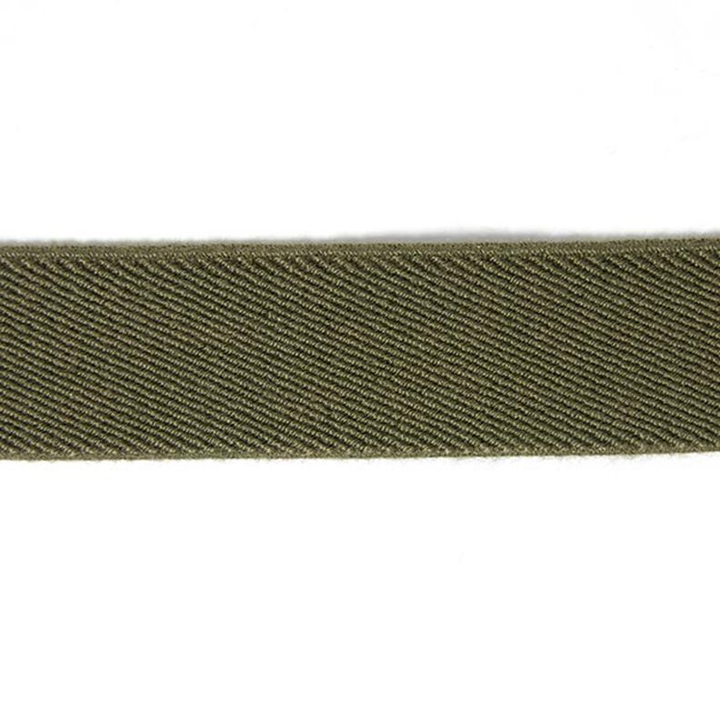 Gumová stuha Basic - khaki, image number 1