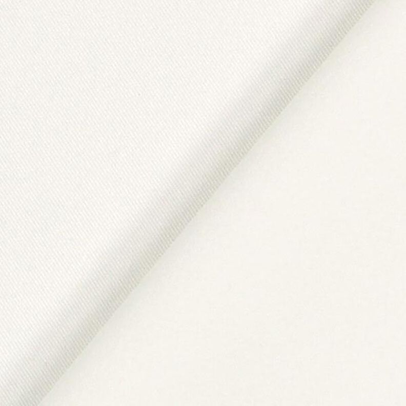 Gabardén pružný v obou směrech – vlněná bílá, image number 3