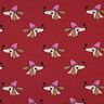 Letní teplákovina Pes s kloboukem | Poppy Fabrics – tmavě červená/pink,  thumbnail number 1