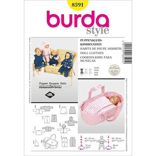 Oblečení pro panenky, Burda 8591, 