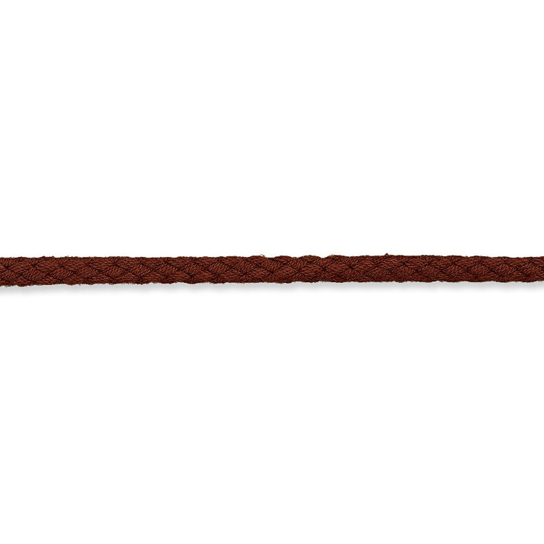 Bavlněná šňůrka [Ø 5 mm] – tmavě hnědá,  image number 2