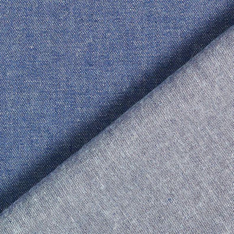 Bavlněné šambré ve vzhledu džínoviny – namornicka modr,  image number 3