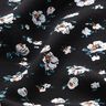 Visk&oacute;zov&aacute; tkanina květinov&yacute; d&eacute;&scaron;ť &ndash; čern&aacute;,  thumbnail number 2