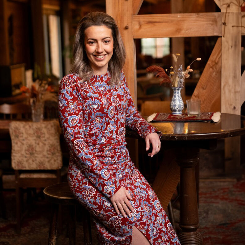 Romanit žerzej Paisley květiny | Poppy Fabrics – světle fialova, image number 5
