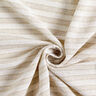 Bavlněná tkanina s horizontálními pruhy – béžová/bílá,  thumbnail number 4