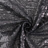 Tkanina Uni s mikro flitry – černá,  thumbnail number 4