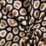 Dekorační látka Polopanama Abstraktní leopardí vzor – černá/cashew (béžová),  thumbnail number 3