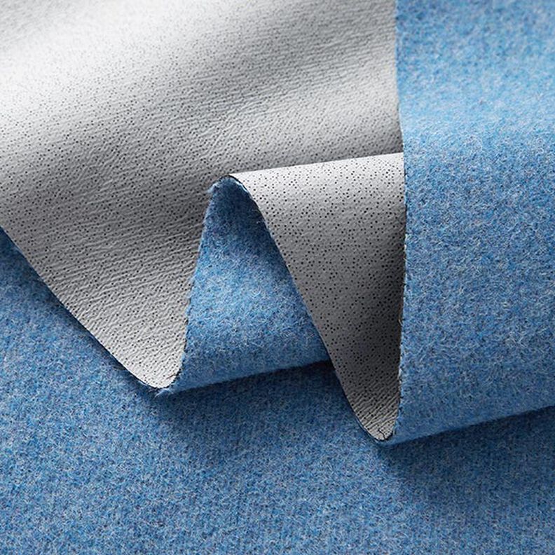 Vlněná tkanina Vodoodpudivá Uni – brilantní modrá,  image number 3