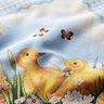 Dekorační panel Gobelín kuřátka a velikonoční vajíčka – světle modra,  thumbnail number 2