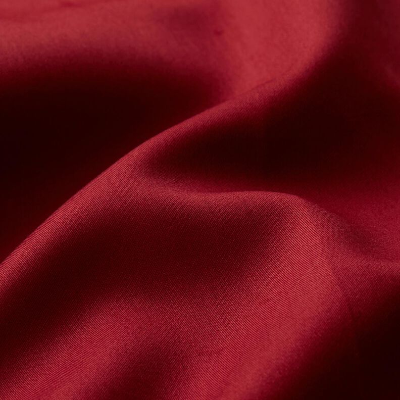 Bavlněný satén Jednobarevné provedení – tmavě červená,  image number 3
