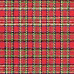 Bavlněný flanel Skotské káro Glenside – chili, 