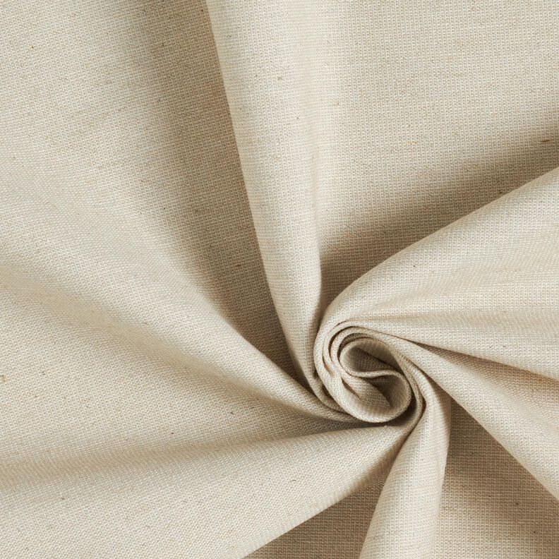 Dekorační látka Plátno Směs lnu – béžová/přírodni,  image number 1