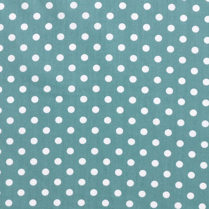 Bavlněný popelín Polka Dots – perlově šedá/bílá,  image number 1