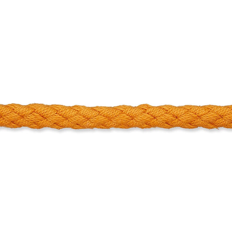 Bavlněná šňůrka [Ø 5 mm] – hořčicove žlutá,  image number 1