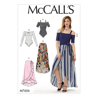 Body | tričko | sukně, McCalls 7606 | 42 - 50, 