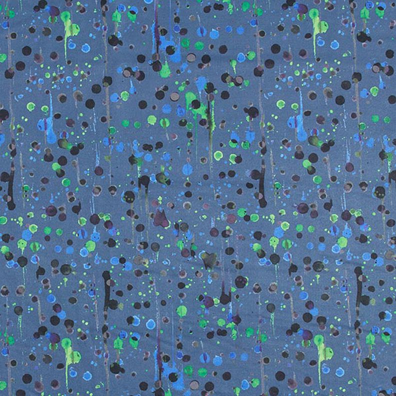 Softshell Běžící kuličky digitální potisk – džínově modrá/brcalova,  image number 1