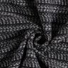 Kabátová tkanina směs panenské vlny Lurex Melange – antracitová,  thumbnail number 4