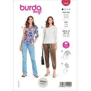 tričko  | Burda 5900 | 34-44, 