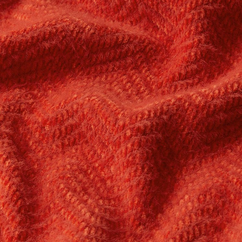 Látka na kabáty rybí kostra – korálová,  image number 2