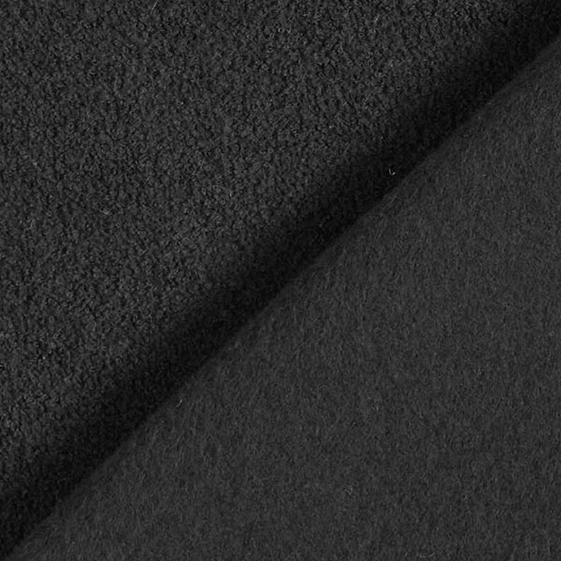 Bavlna Teplákovina Terry Fleece – černá, image number 3