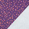 Letní teplákovina Srdíčka | Poppy Fabrics – světle fialova/starorůžová,  thumbnail number 3