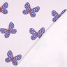 Teplákovina počesaná Velcí motýli | Poppy Fabrics – pastelove šeříková/modrofialková,  thumbnail number 4
