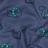 Bavlněný flanel Drzí dinosauři | Poppy Fabrics – džínově modrá/smaragdově zelená,  thumbnail number 2