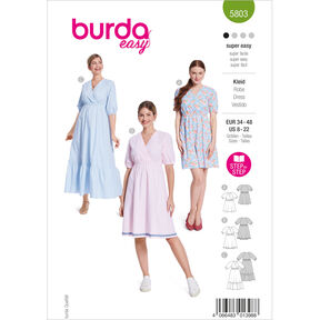 Šaty | Burda 5803 | 34-48, 