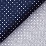 Povrstvená bavlna Malé puntíky – noční modrá,  thumbnail number 5