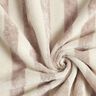Froté látka Bambus Široké pruhy – mandlová/taupe (šedohnědá),  thumbnail number 4