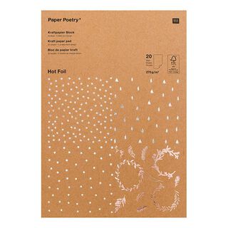 Kraftový papír blok Vánoce | Rico Design, 