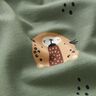 Bavlněný žerzej Leopardí tváře  – piniová,  thumbnail number 2