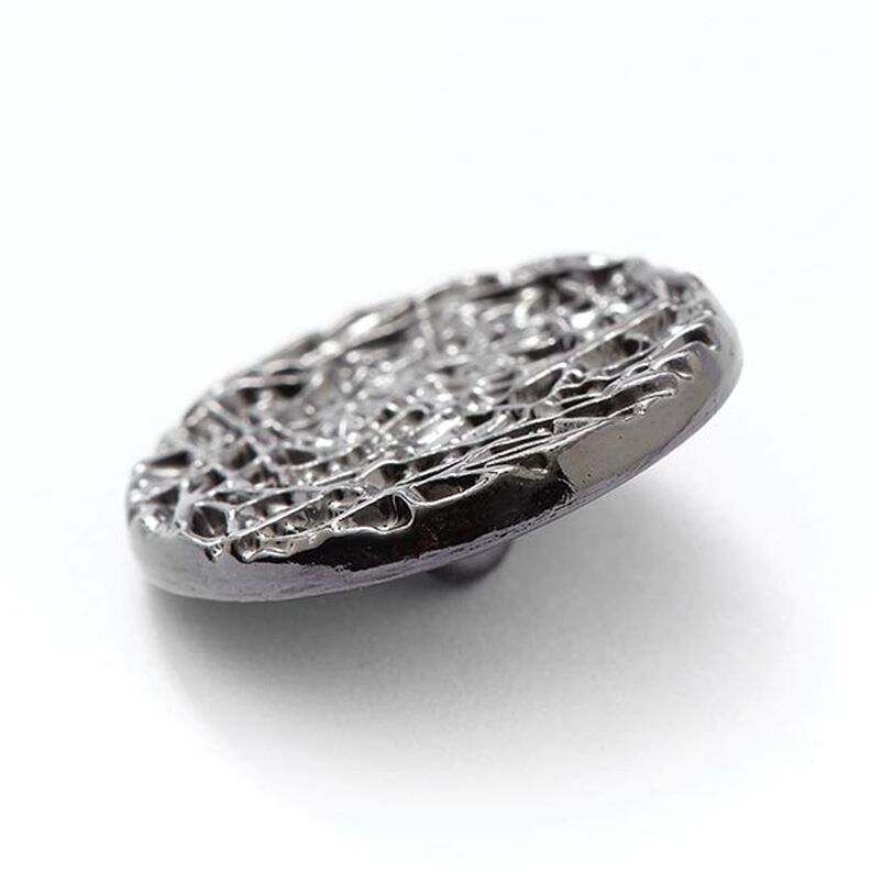 Kovový knoflík Meteor  – stříbrný,  image number 2
