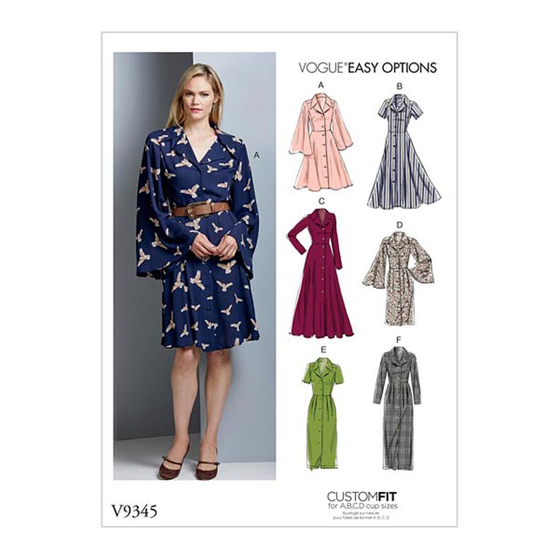 Šaty, Vogue 9345 | 32 - 40,  image number 1