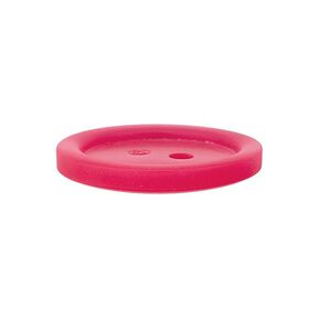 Plastový dvoudírkový knoflík Basic - jasně růžová, 