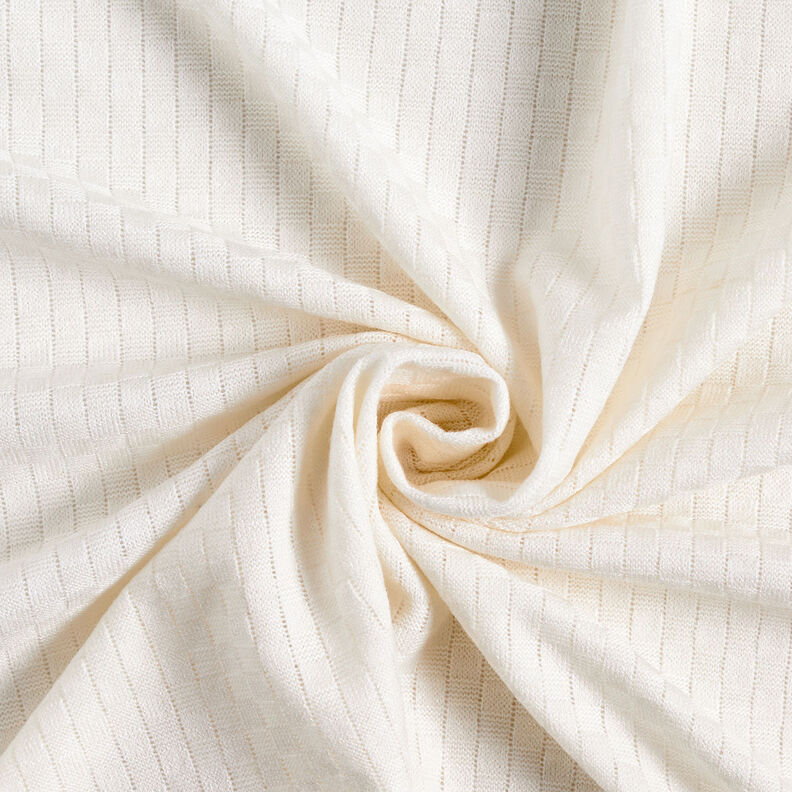 Jemný úplet s texturou – vlněná bílá,  image number 4