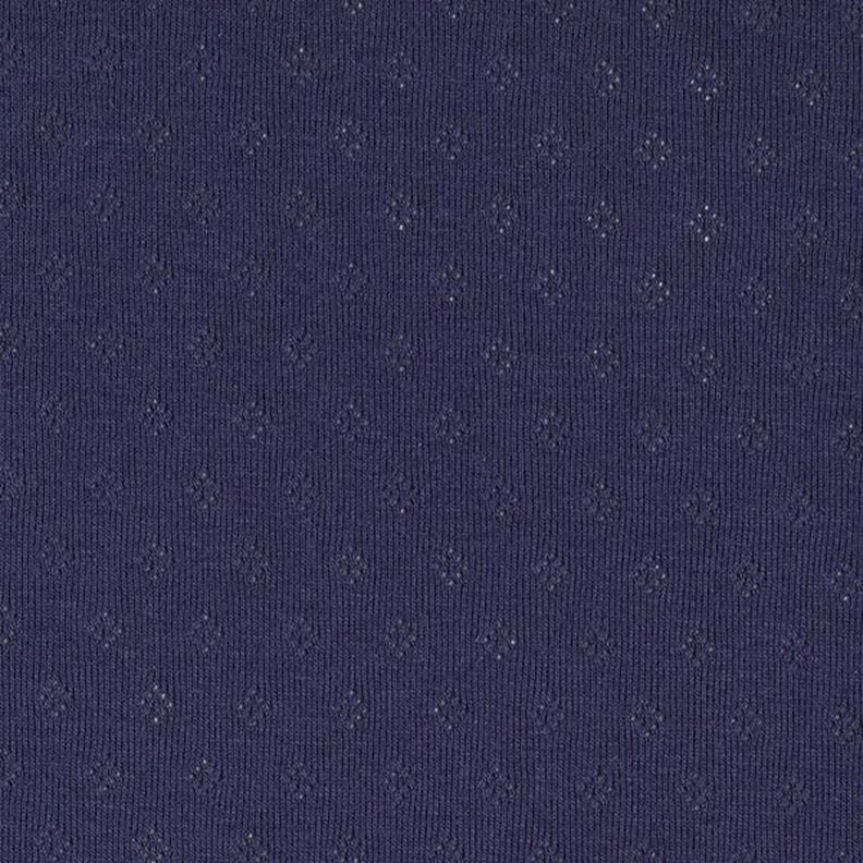 Žerzej z jemného úpletu s dírkovaným vzorem – namornicka modr,  image number 3