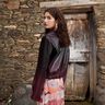 Koženka Barevný přechod | Katia Fabrics – černá/bordó,  thumbnail number 7