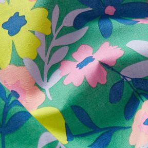 Povrstvená bavlna Pastelové květiny | Poppy Fabrics – brcalova/růžová, 