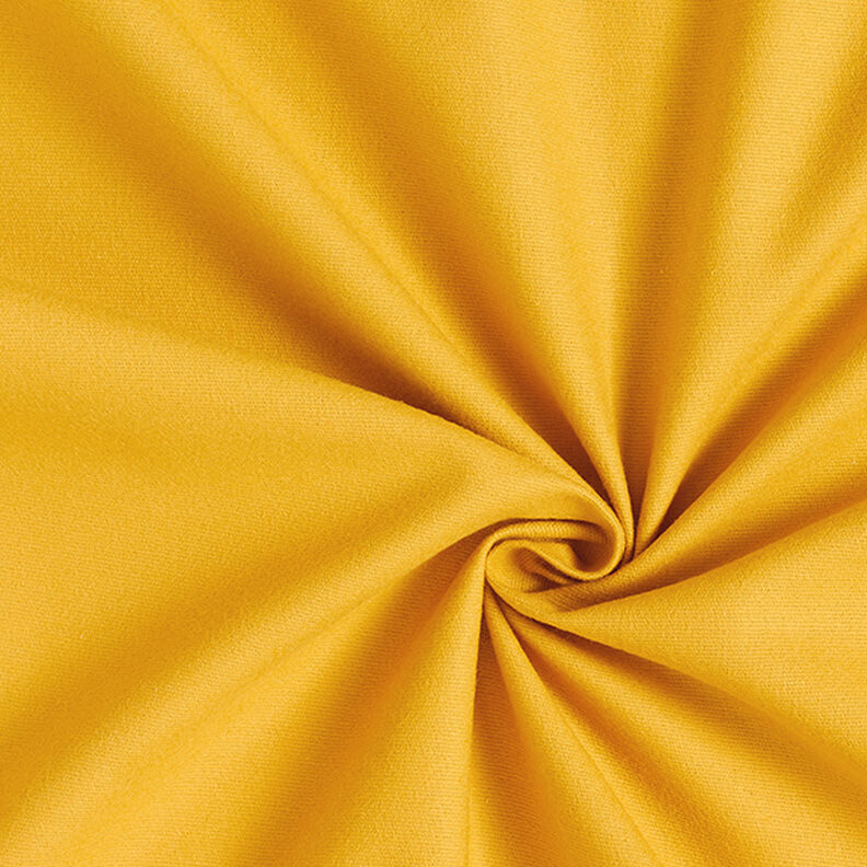 Bavlněný flanel Jednobarevné provedení – hořčicove žlutá,  image number 1