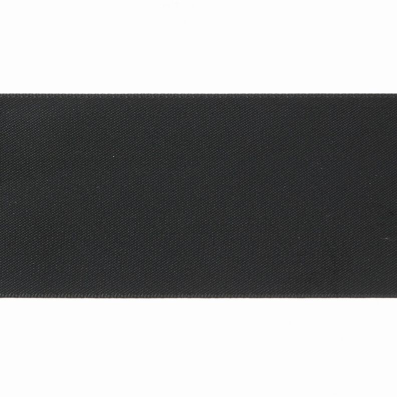 Saténová stuha [50 mm] – černá,  image number 1