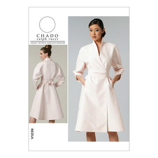 Kimonové šaty značky Ralph Rucci, Vogue 1239 | 40 - 46, 