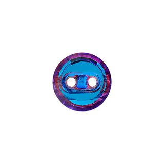 Polyesterový knoflík 2dírkový [ 10 mm ] – baby modra/světle fialova, 