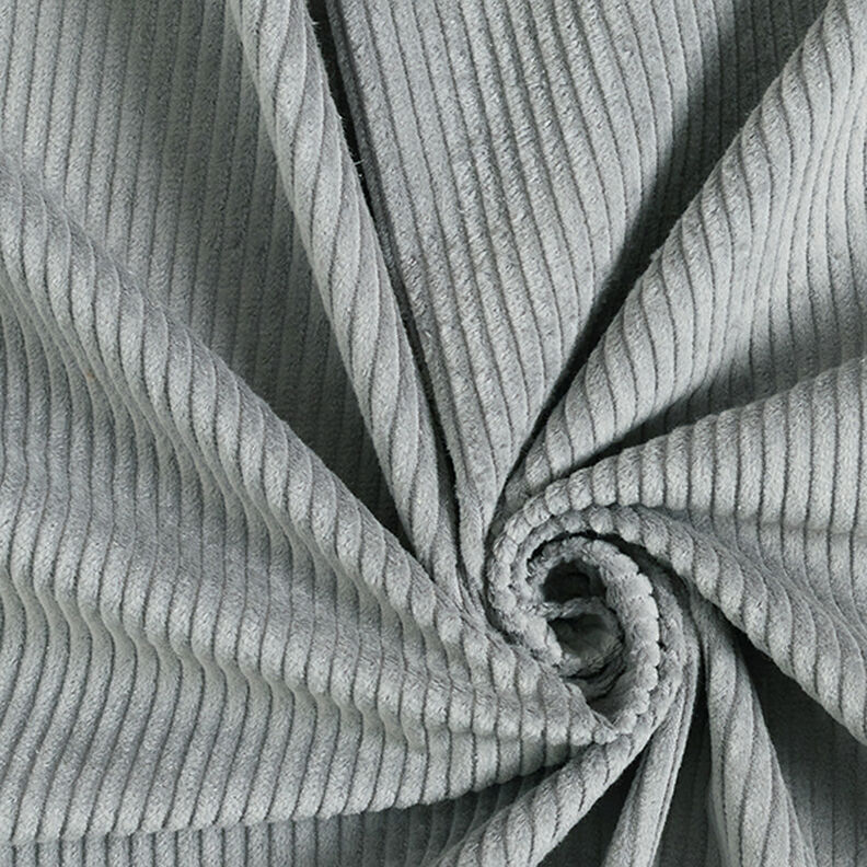 Široký manšestr předepraný Jednobarevné provedení – šedá,  image number 1