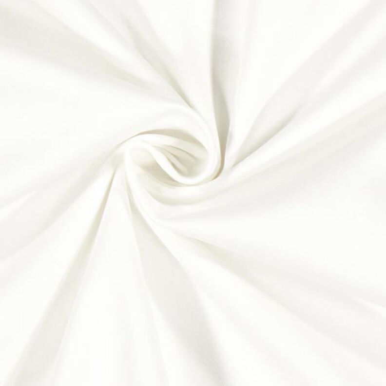 Strečový bavlněný satén – bílá,  image number 2