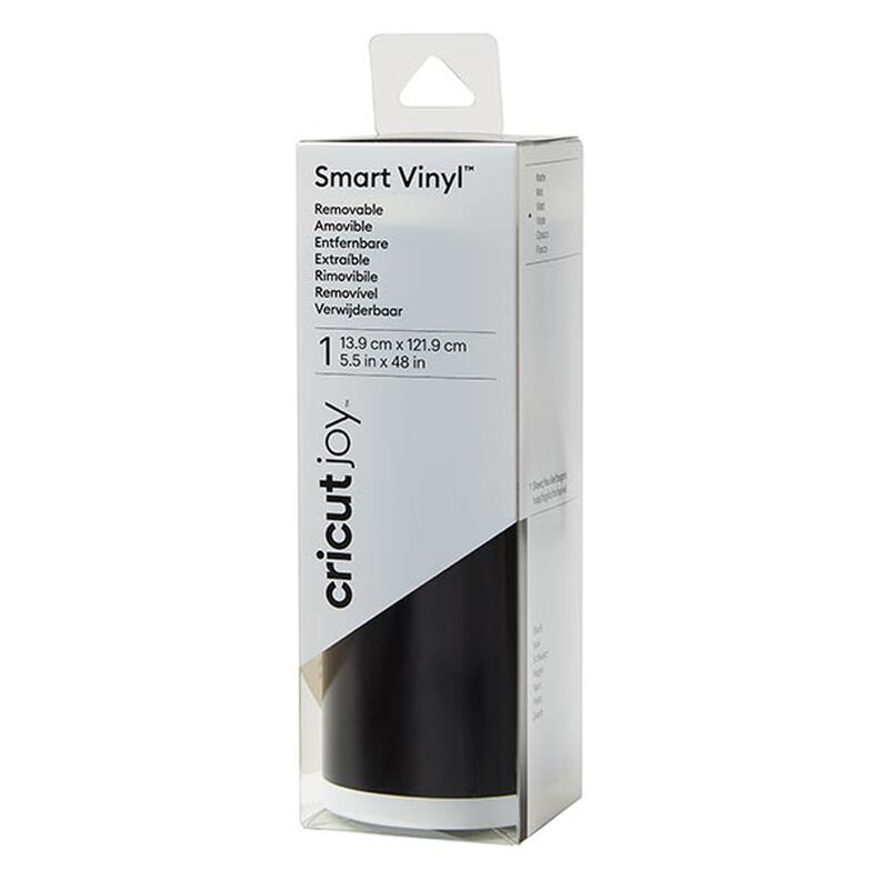 Cricut Joy Smart matné vinylové fólie [ 13,9 x 121,9 cm ] – černá,  image number 1
