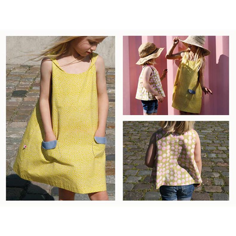 ROSA – šaty a top s překroucenými ramínky a kapsami, Studio Schnittreif  | 74 - 140,  image number 2