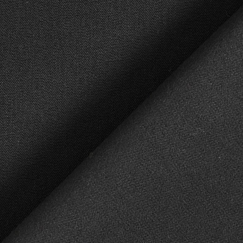 Strečová látka n a kalhoty Medium Uni – černá,  image number 3